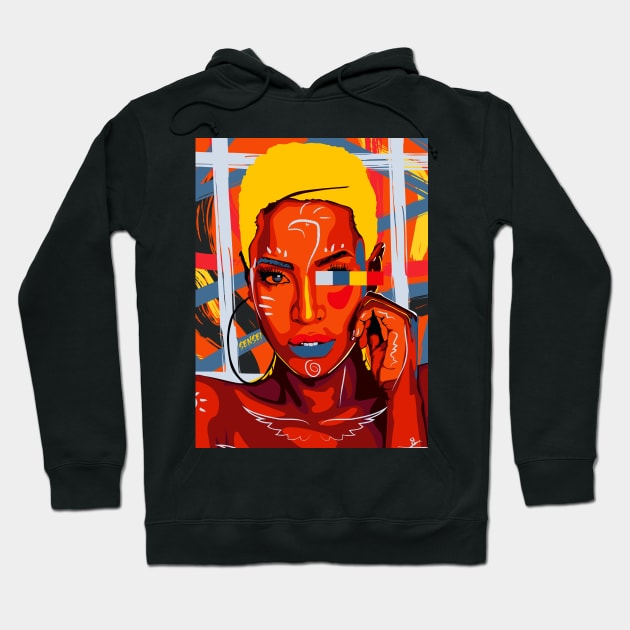 Orange Is The New Black Hoodie by Sensei Arts